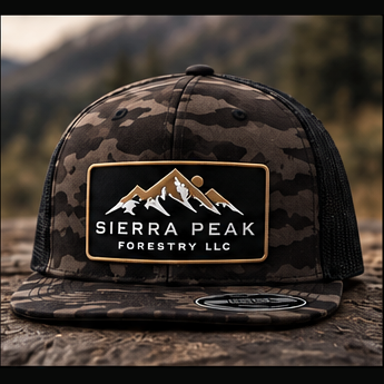 Camo Patch Flat Bill Hat