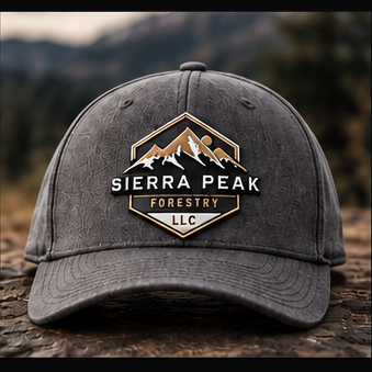Mountain Patch Gray Curved Bill Hat