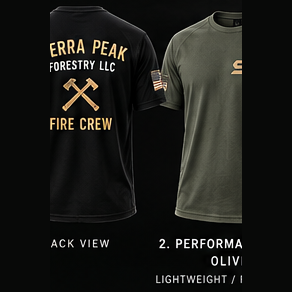 Sierra Peak Performance Tee Olive