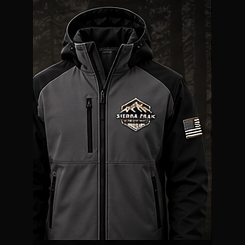 SPF Softshell Jacket Charcoal Black